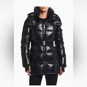 Sam. Soho Belted Down Mid-Length Puffer Jacket. Size Small.